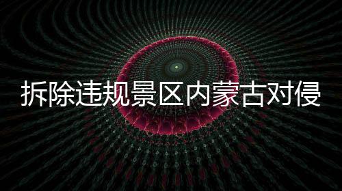 拆除按照整改方案要求